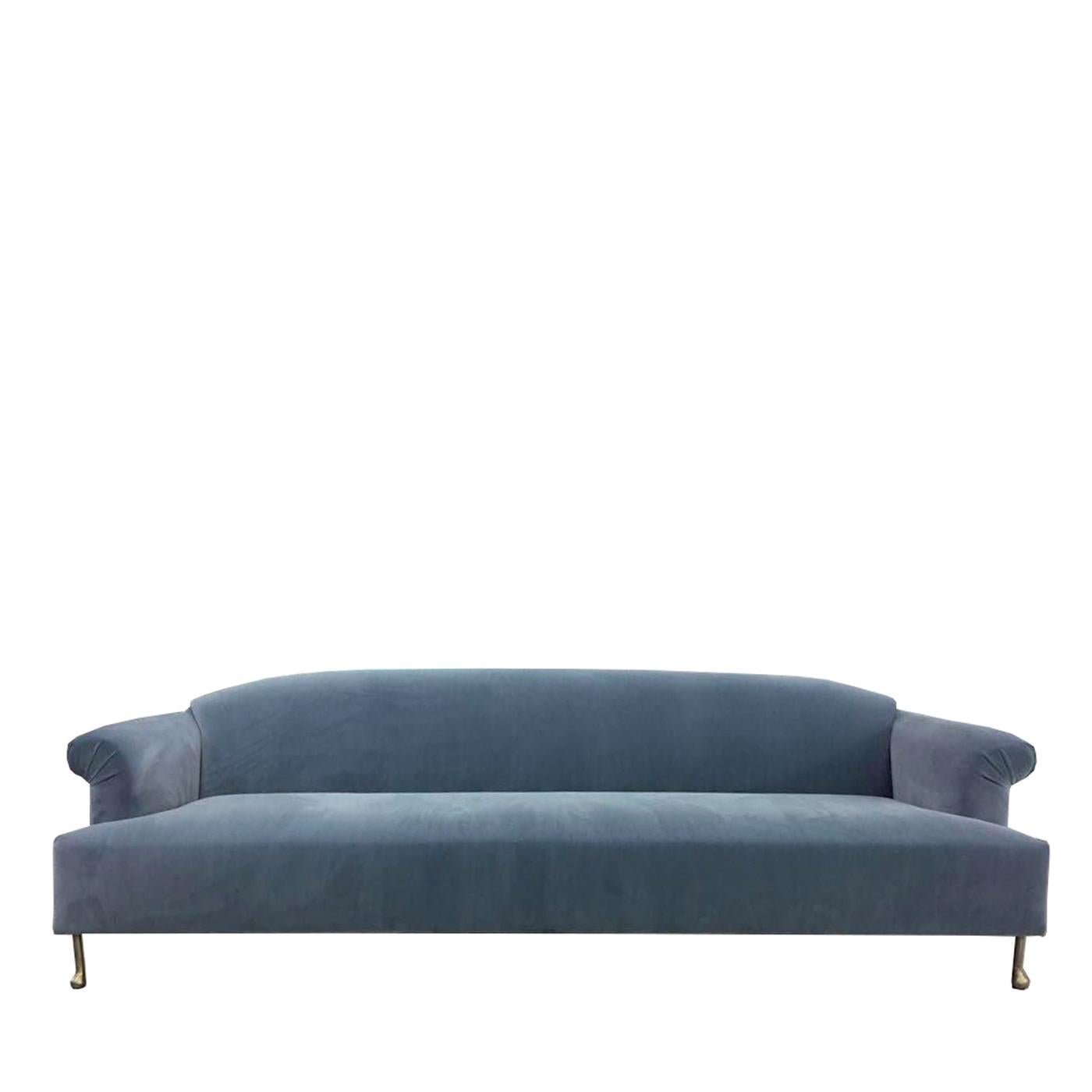 Napoleone Light Blue Sofa by Dom Edizioni  In New Condition For Sale In Milan, IT