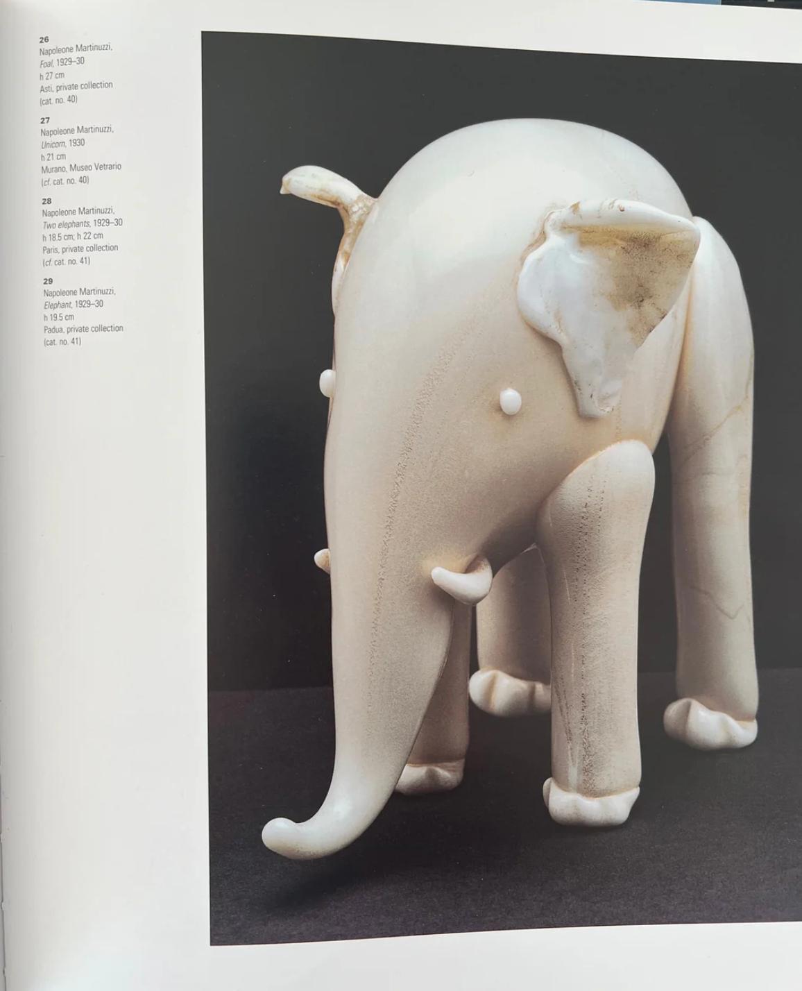Murano Glass Napoleone Martinuzzi, 'Elefante', ca. 1933 for Venini For Sale