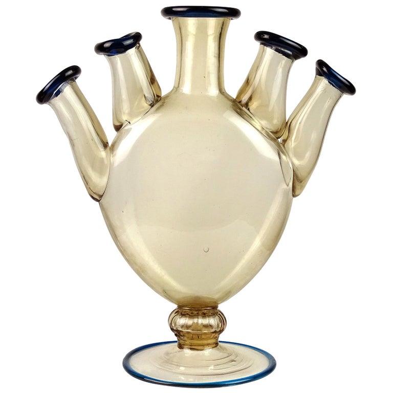 Napoleone Martinuzzi Murano 1930s Soffiato Cinque Bocche ...