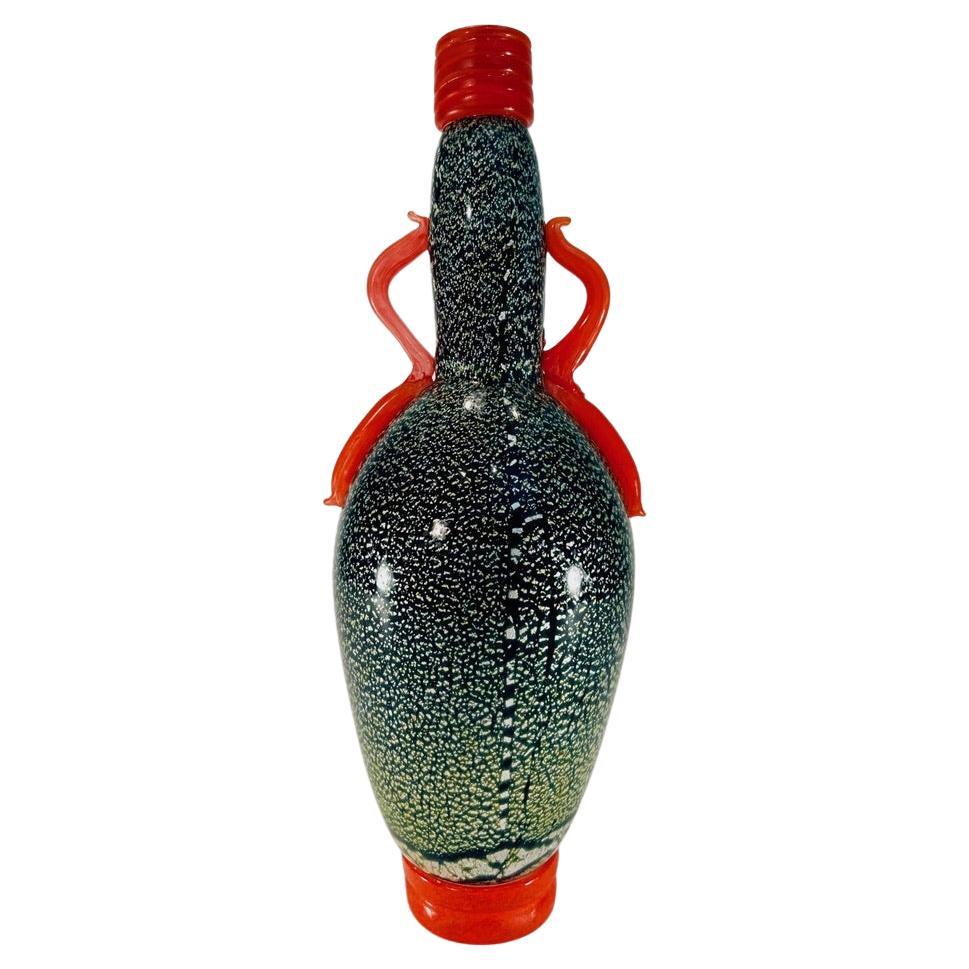 Napoleone Martinuzzi Murano glass circa 1930 Art deco vase. For Sale