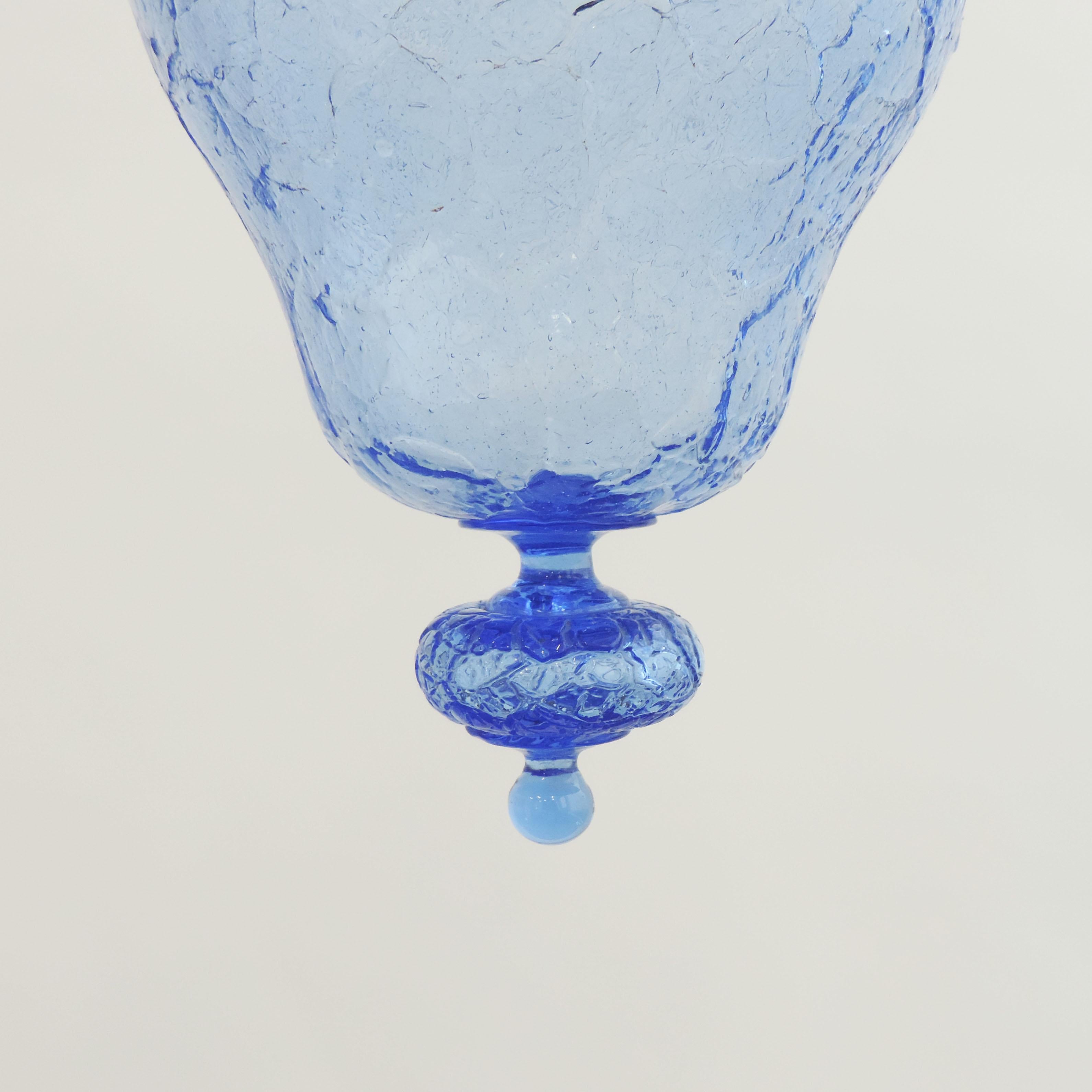 Napoleone Martinuzzi Murano Glass Pendant Lamp, Italy, 1920 For Sale 1