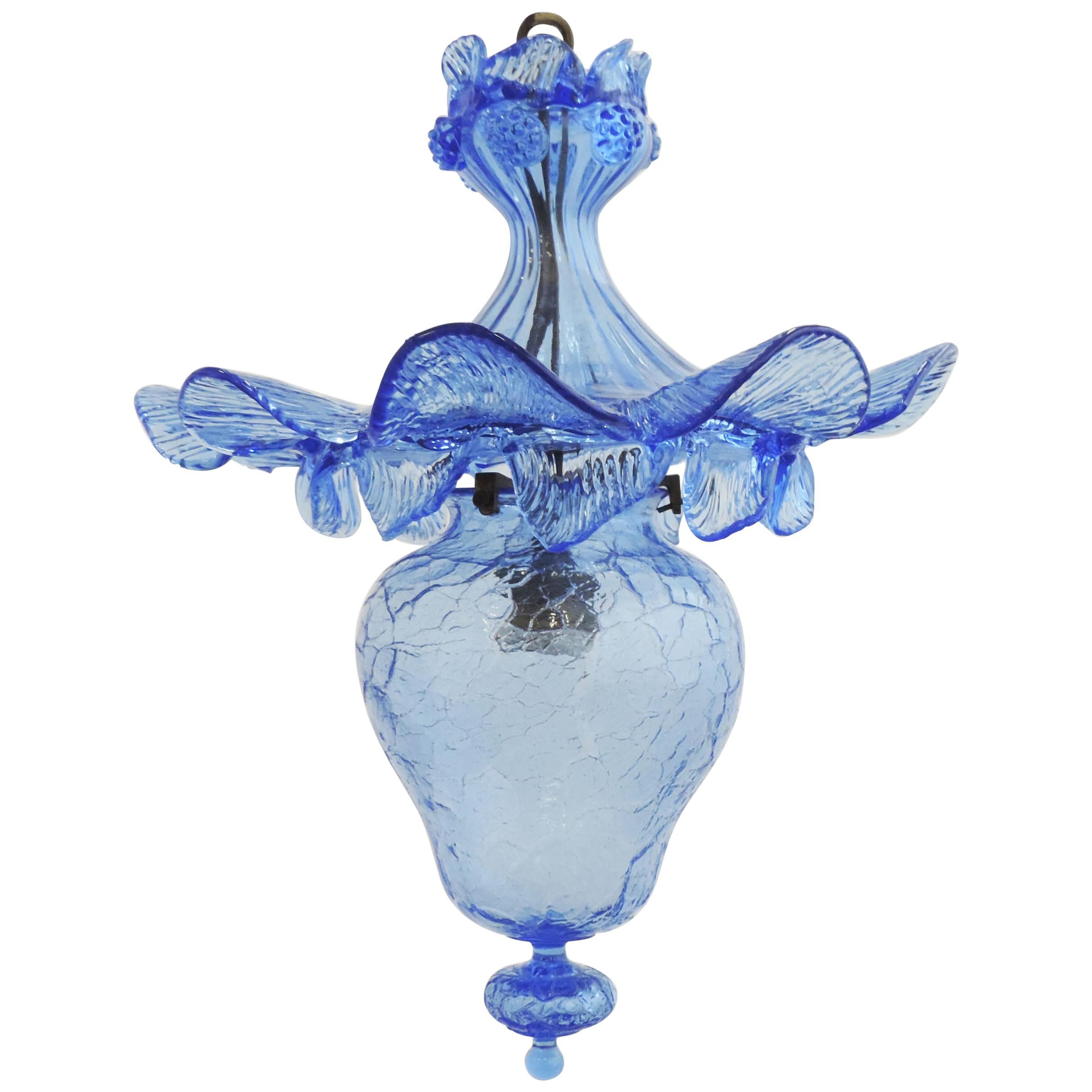 Napoleone Martinuzzi Murano Glass Pendant Lamp, Italy, 1920 For Sale