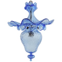 Napoleone Martinuzzi Murano Glass Pendant Lamp, Italy, 1920