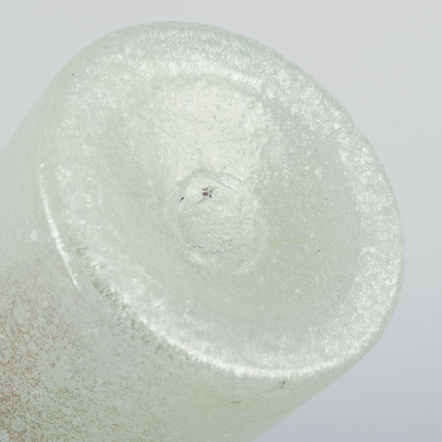 Verre d'art Napoleone Martinuzzi, Venini, Murano. Ensemble de six verres hauts en verre d'art. en vente