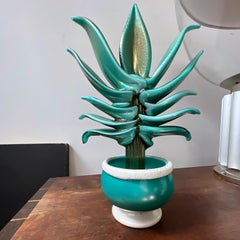 Napoleone Martinuzzi, Venini, Escultura de cactus Suculenta Model 2469 1929 Firmada