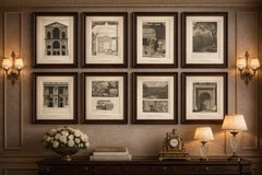 Set di incisioni sull'architettura napoleonica, Piastre dei monumenti di Parigi Baltard - 1803