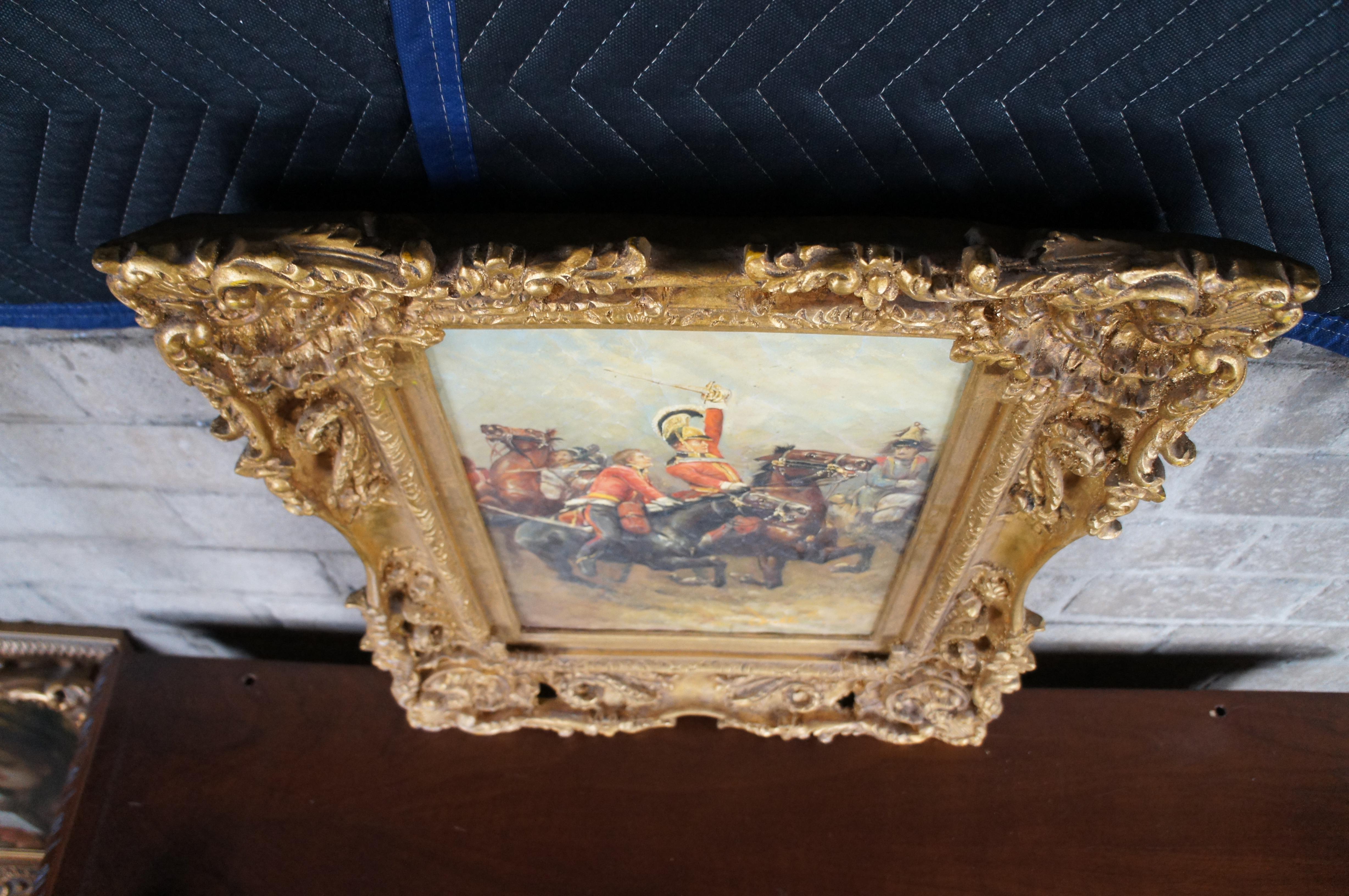 Napoleonic Cavalry Painting Life Guards Battle of Waterloo After Caton Woodville 2