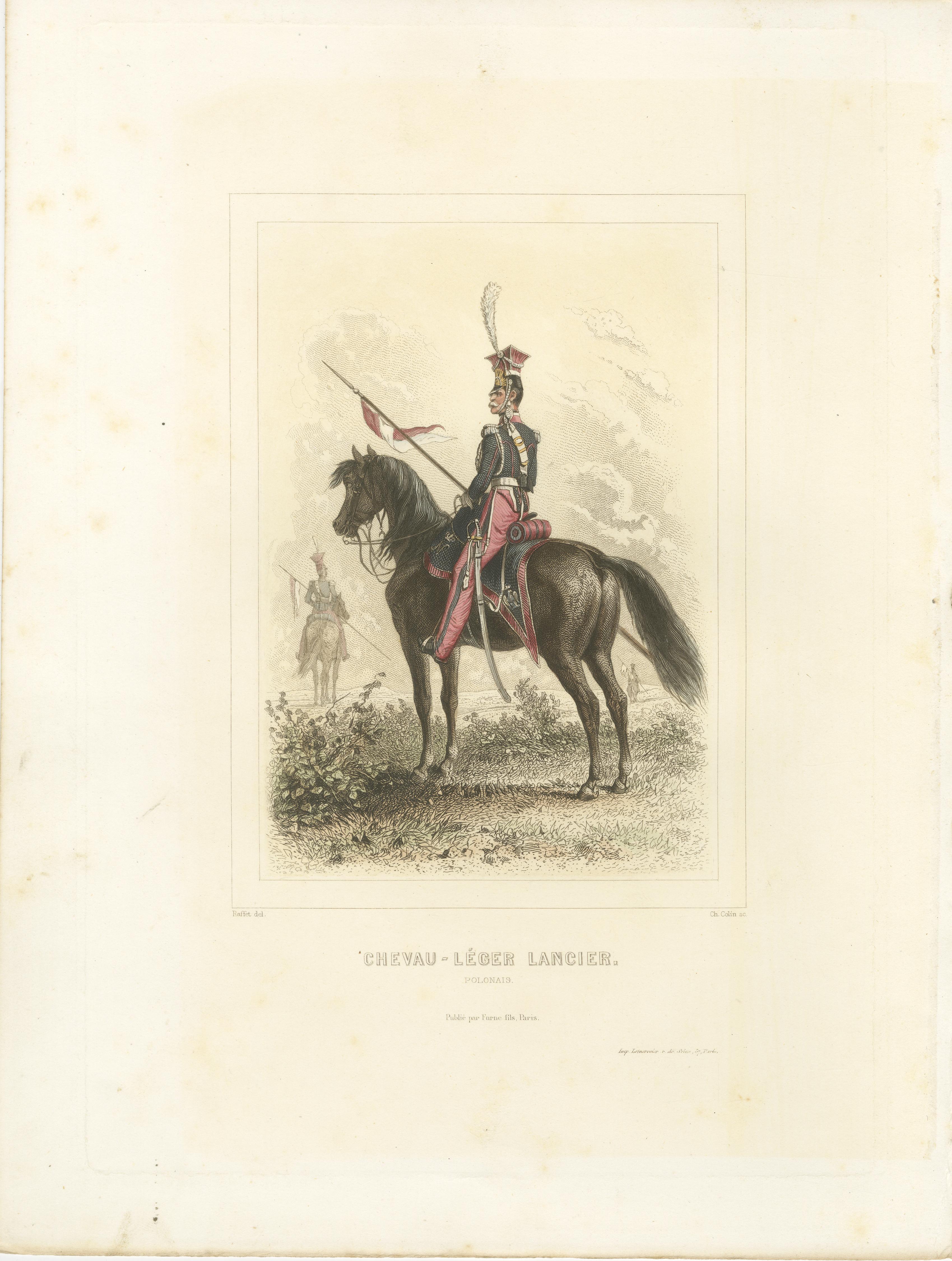 Uniformes de Caballería Napoleónica - Guardia de Honor, Lanceros Holandeses y Polacos, 1859 en venta 2