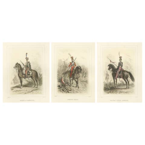 Napoleonic Cavalry Uniforms – Honor Guard, Dutch and Polish Lancers, 1859