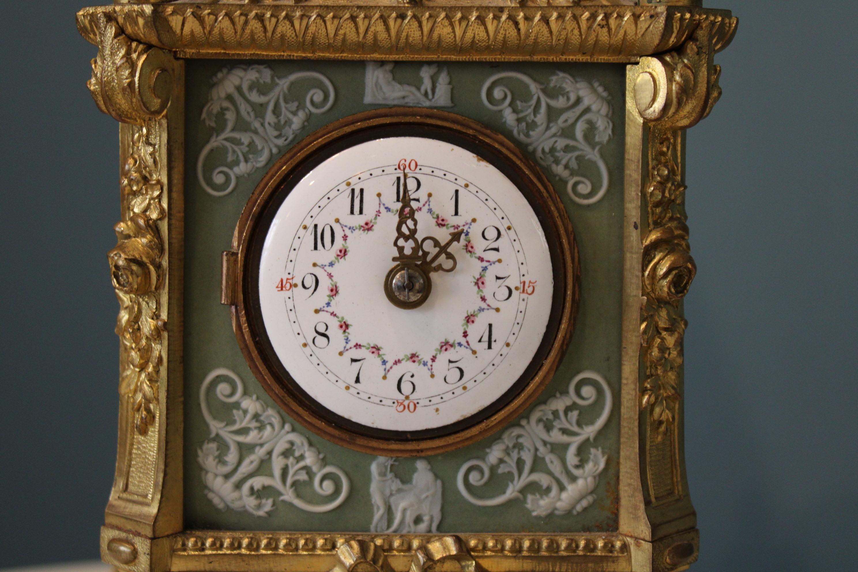 Bronze Horloge napoléonienne, France, 19e siècle en vente