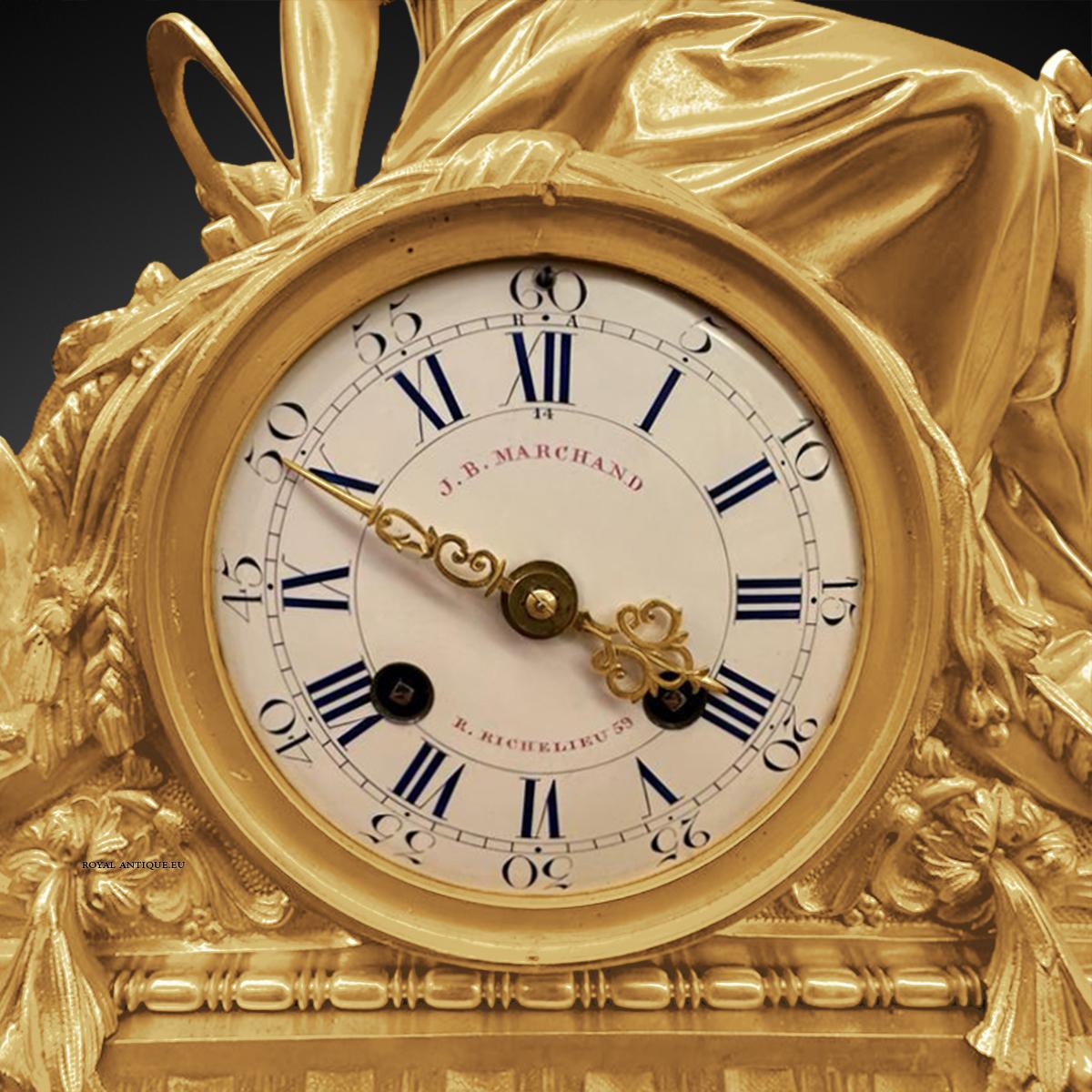 Gilt Napoleonic Era Clock
