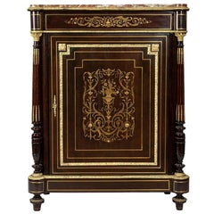 Napoleonic Furniture Piece, Ebonized Wood, Late 19th Century
