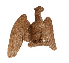 Napoleonic Giltwood Eagle Standard