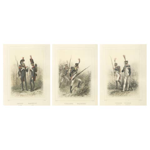 Napoleonic Infantry Soldiers – Sapper, Cannoneer, Voltigeur, Fusilier, 1859