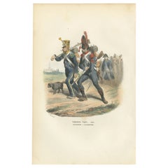Napoleonic Light Infantry, Voltigeur and Carabinier, French Army, 1843