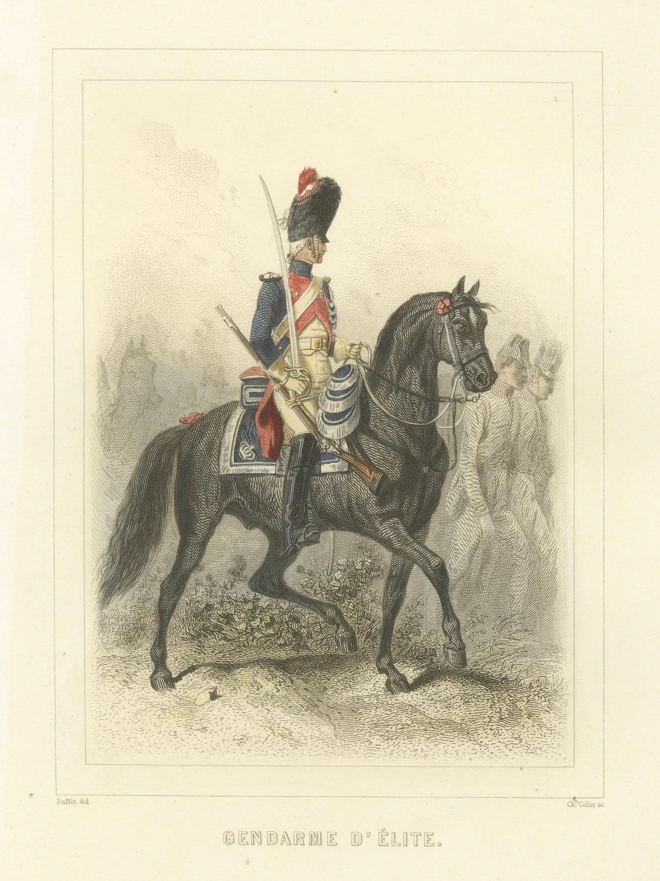 Uniformes militares napoleónicos - Caballería, artillería y veteranos franceses, 1859 en venta 1