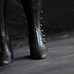 Napoleonic papier Mache and pine child size shop mannequin