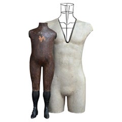 Napoleonic papier Mache and pine child size shop mannequin Napoleonic papier Mache and pine child size shop mannequin