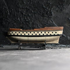 Napoleonic Prisoner of War boat model