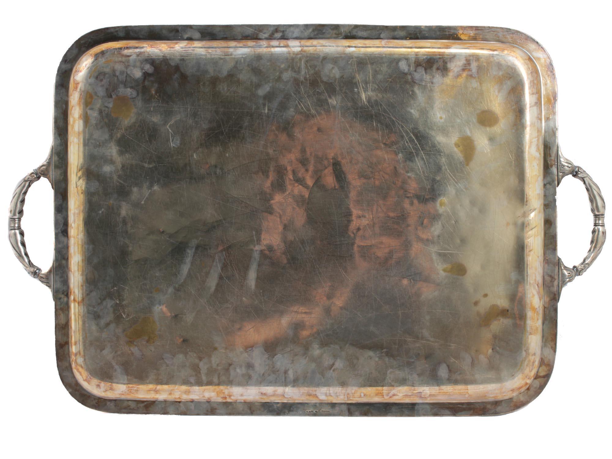 Napoleonic Silverplated Tray by Christofle circa 1850 In Good Condition For Sale In New York, US