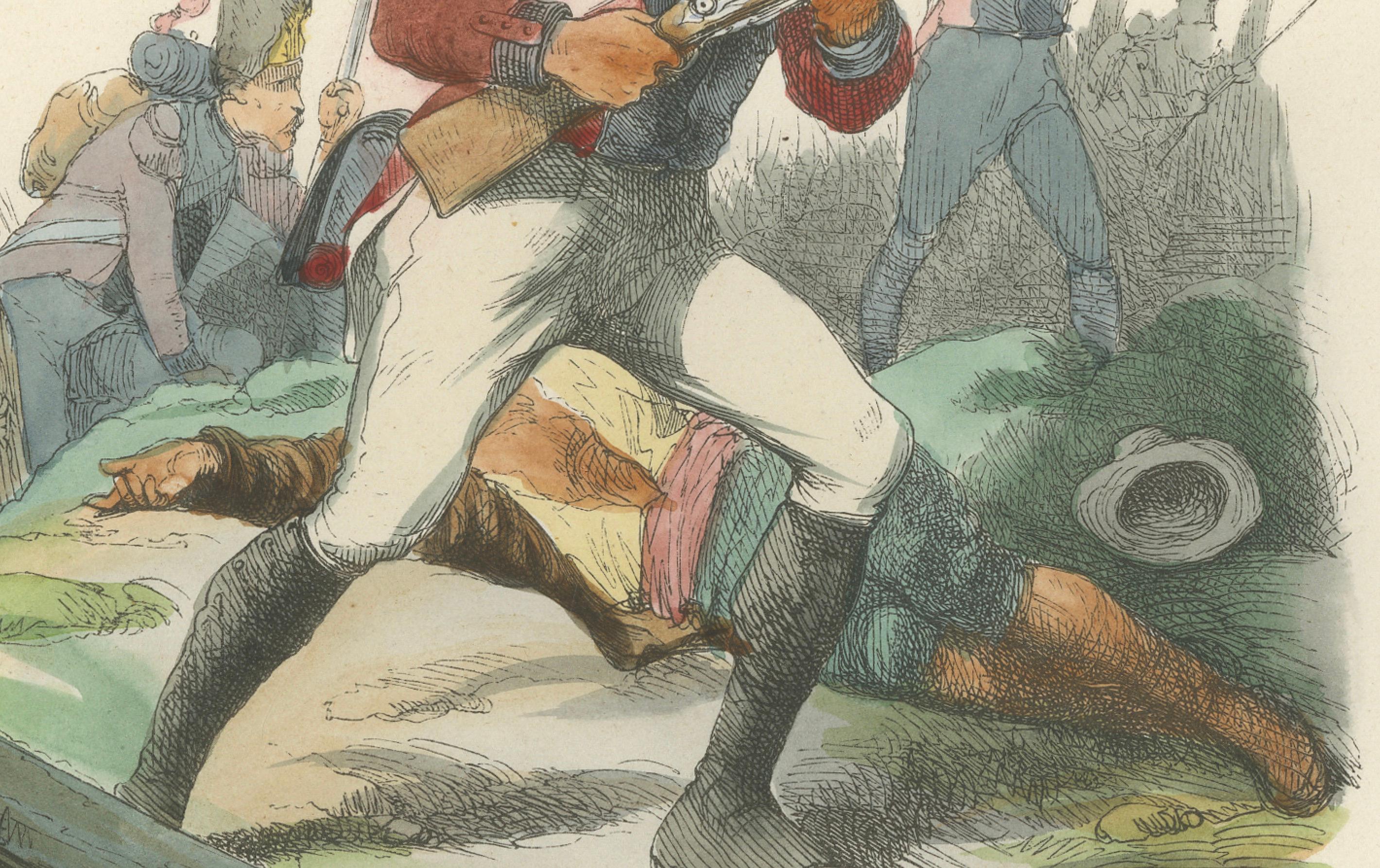 Napoleonic Swiss Grenadier, Régiments Suisses 1812 – Imperial Guard Print, 1843
