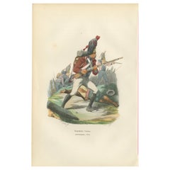 Napoleonic Swiss Grenadier, Régiments Suisses 1812 – Imperial Guard Print, 1843