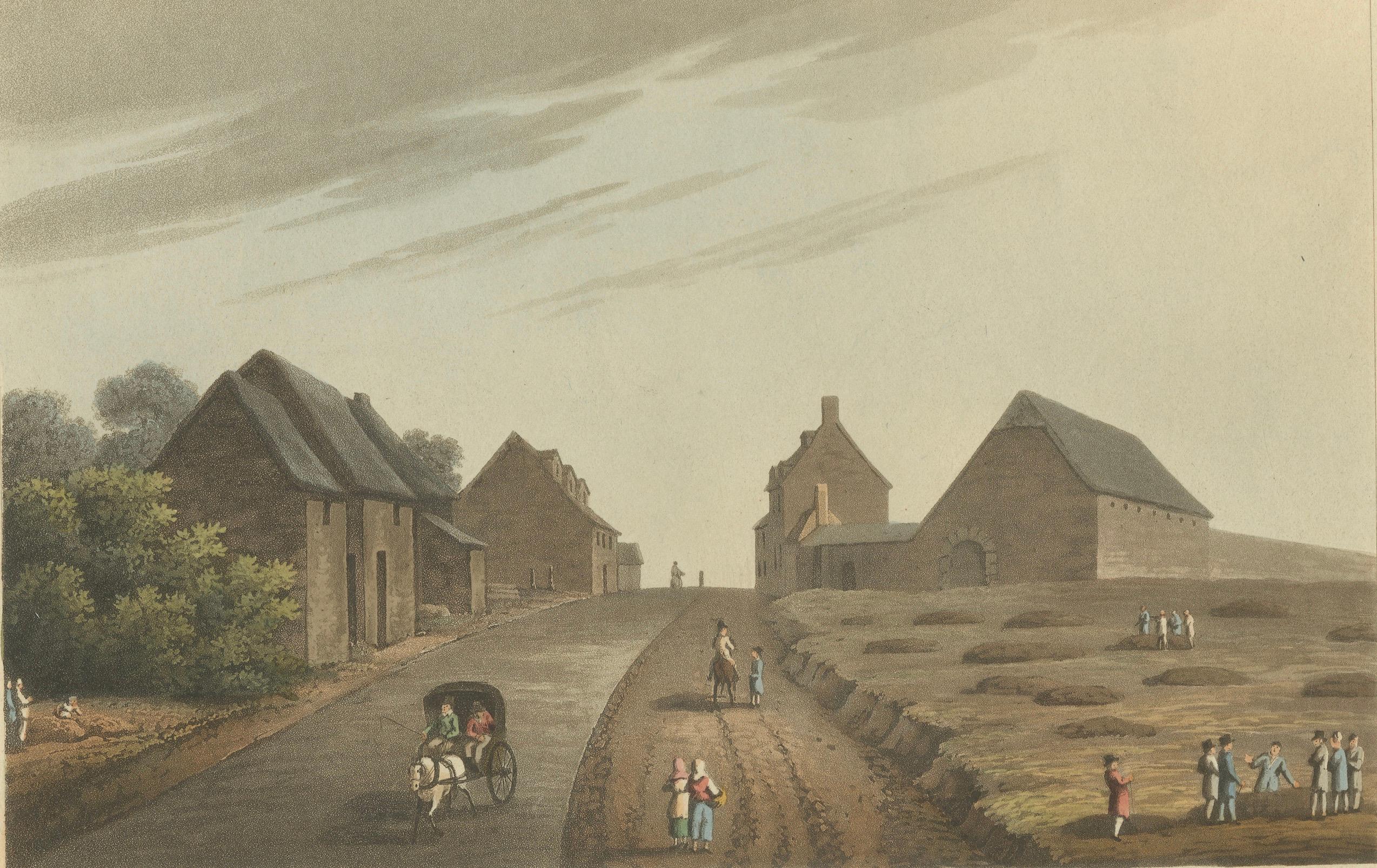 Early 19th Century Napoleon’s Battlefields: Views of Les Quatre Bras and La Belle Alliance, 1815 For Sale