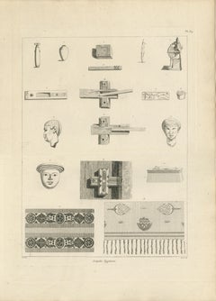 Napoleon’s Egypt: Ancient Artefacts and Sculptural Fragments, 2 Engravings, 1802