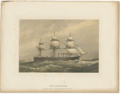 Le dernier voyage de Napoléon : HMS Bellerophon on the Waters of Exile, 1872