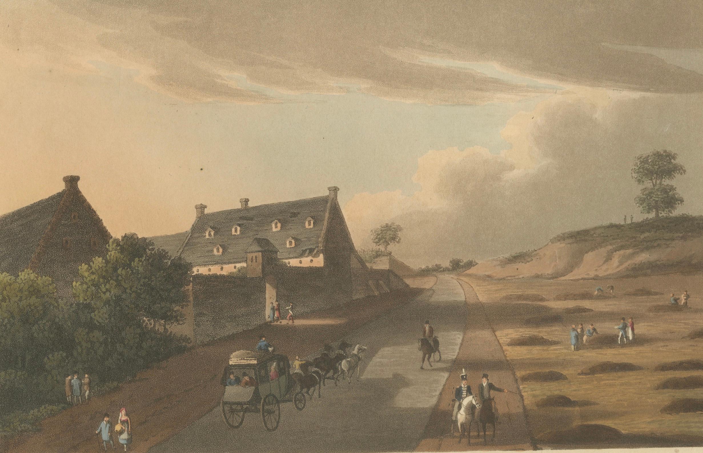 Early 19th Century Napoleon’s Last Stand: Views of Hougoumont and La Haye Sainte After Waterloo For Sale