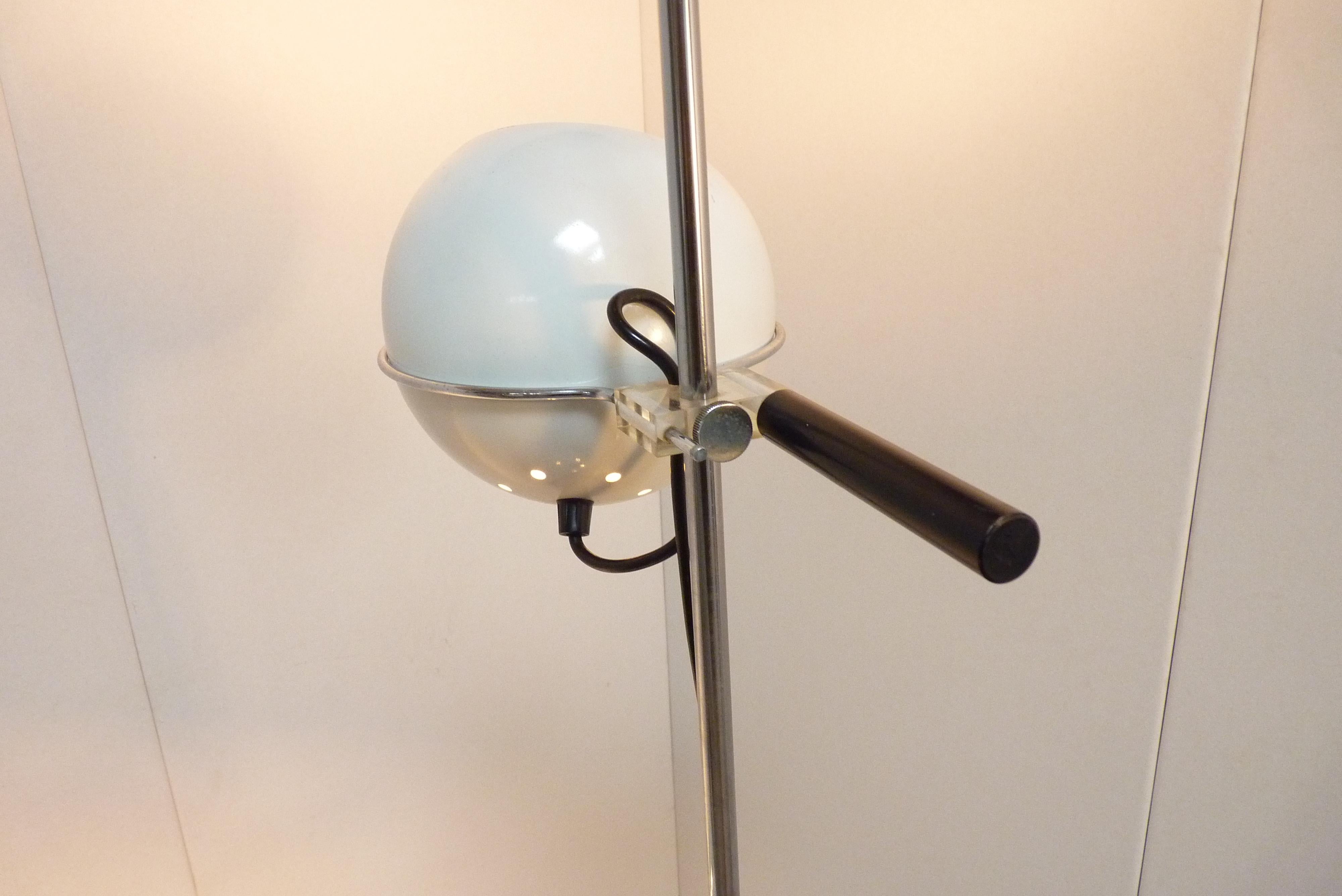 Space Age 'Napoli' Eyeball Floor Lamp by Gepo Lighting, The Netherlands, 1960s For Sale