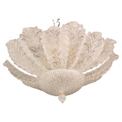 Napoli, Italian Murano Glass Ceiling Light or Flush Mount, 1970s