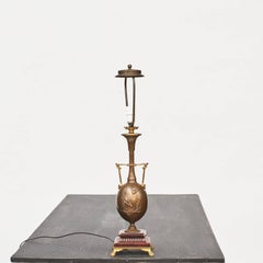 Napoleon III Bronze Vase Lamp by Cahieux & Barbedienne