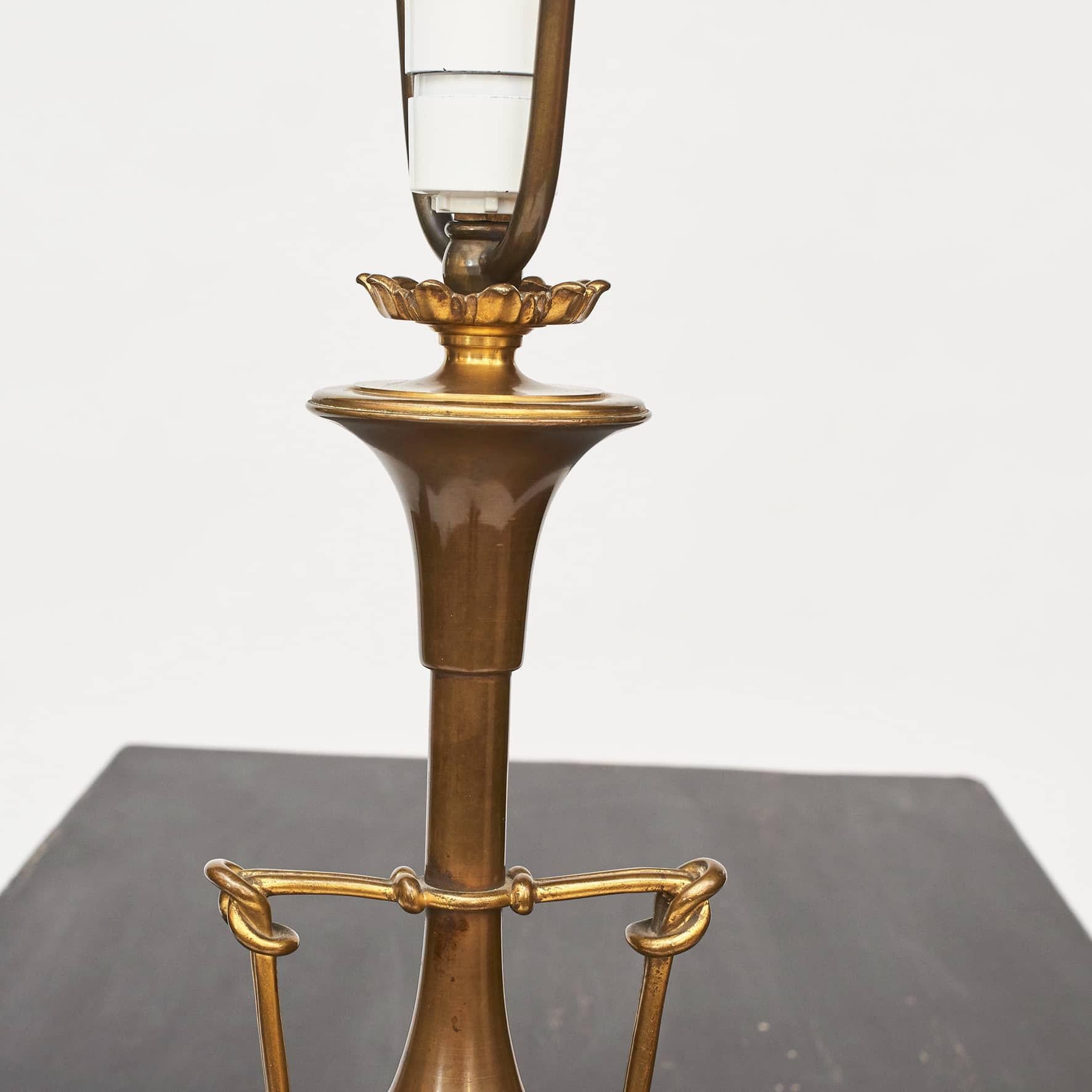 Lampe vase en bronze Napoléon III par Cahieux & Barbedienne en vente 1