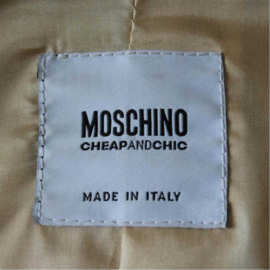 Moschino Nappa jacket size 42 In Excellent Condition For Sale In Gazzaniga (BG), IT