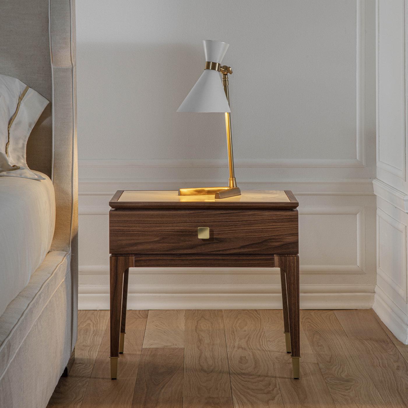 Nara 1-Drawer Nightstand In New Condition In Milan, IT