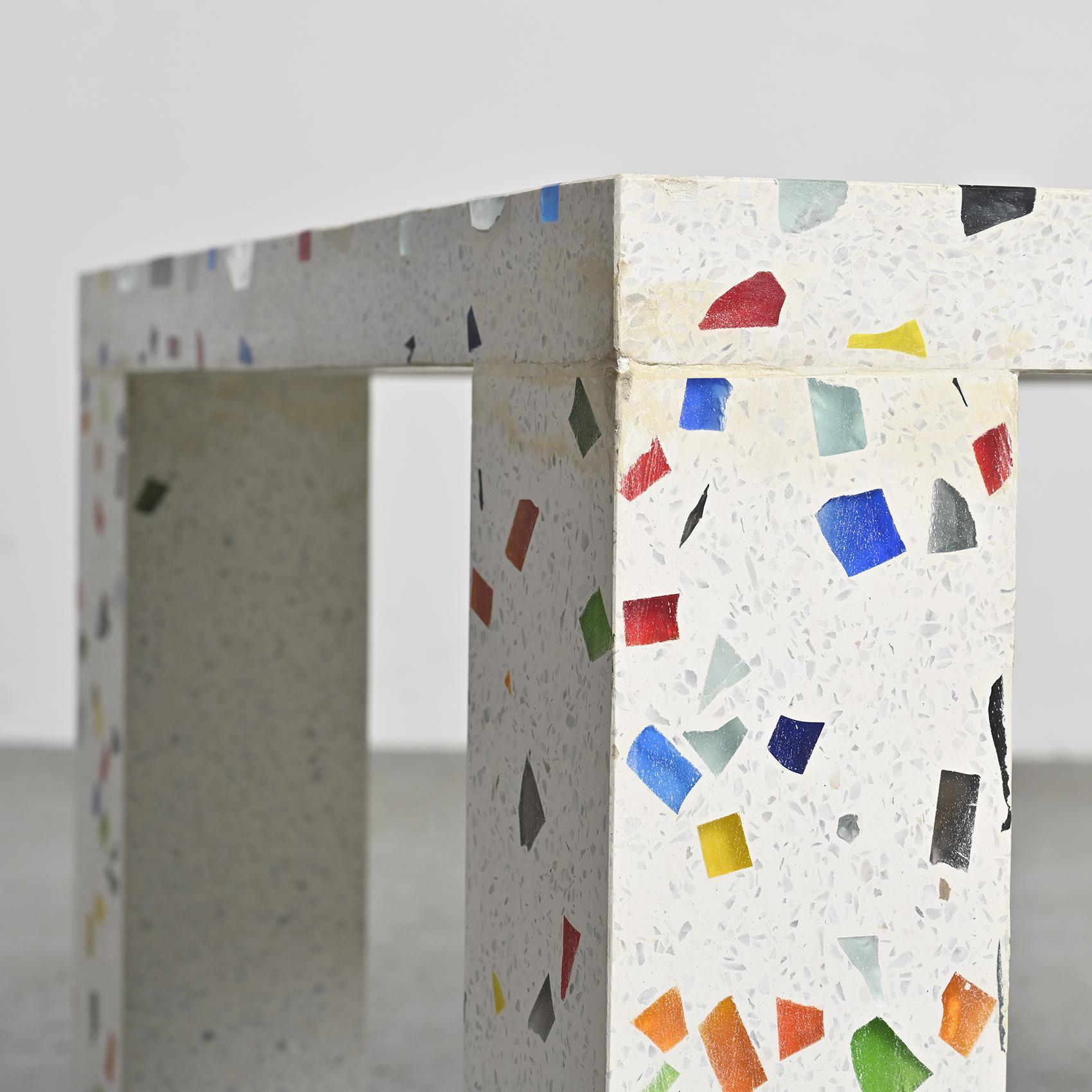 Verre Table basse Nara de Shiro Kuramata pour Memphis Milano, 1983 en vente