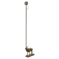 Nara, Floor Lamp with Sculpture Deer