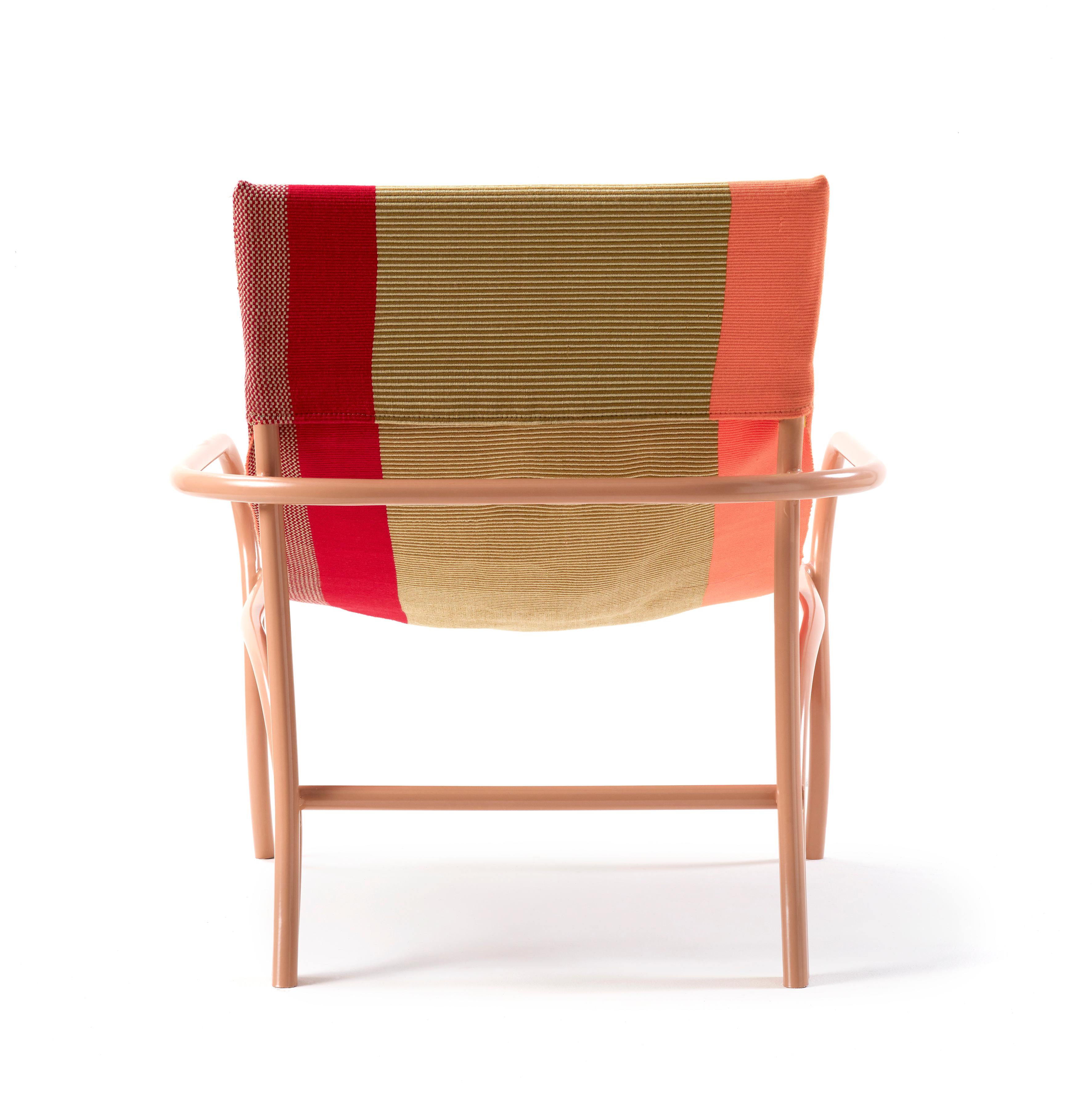 German Naranja Maraca Lounge Chair by Sebastian Herkner For Sale