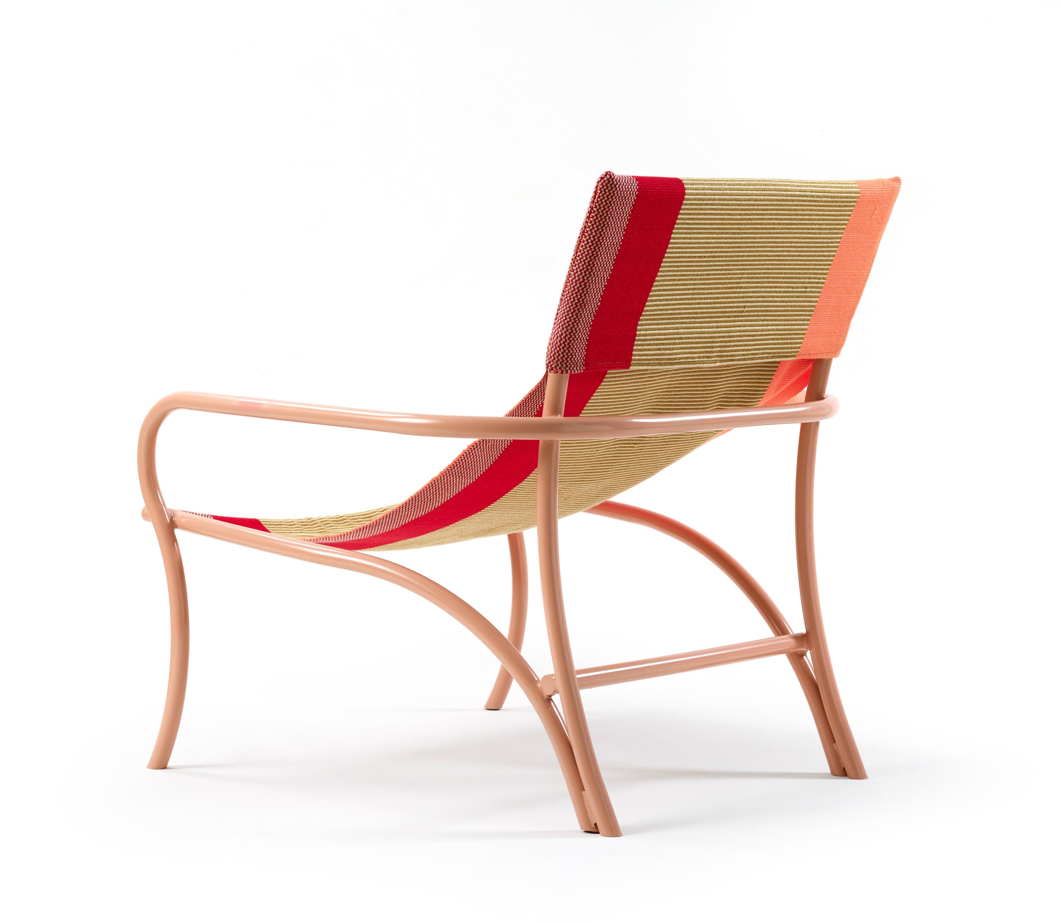 Contemporary Naranja Maraca Lounge Chair by Sebastian Herkner For Sale