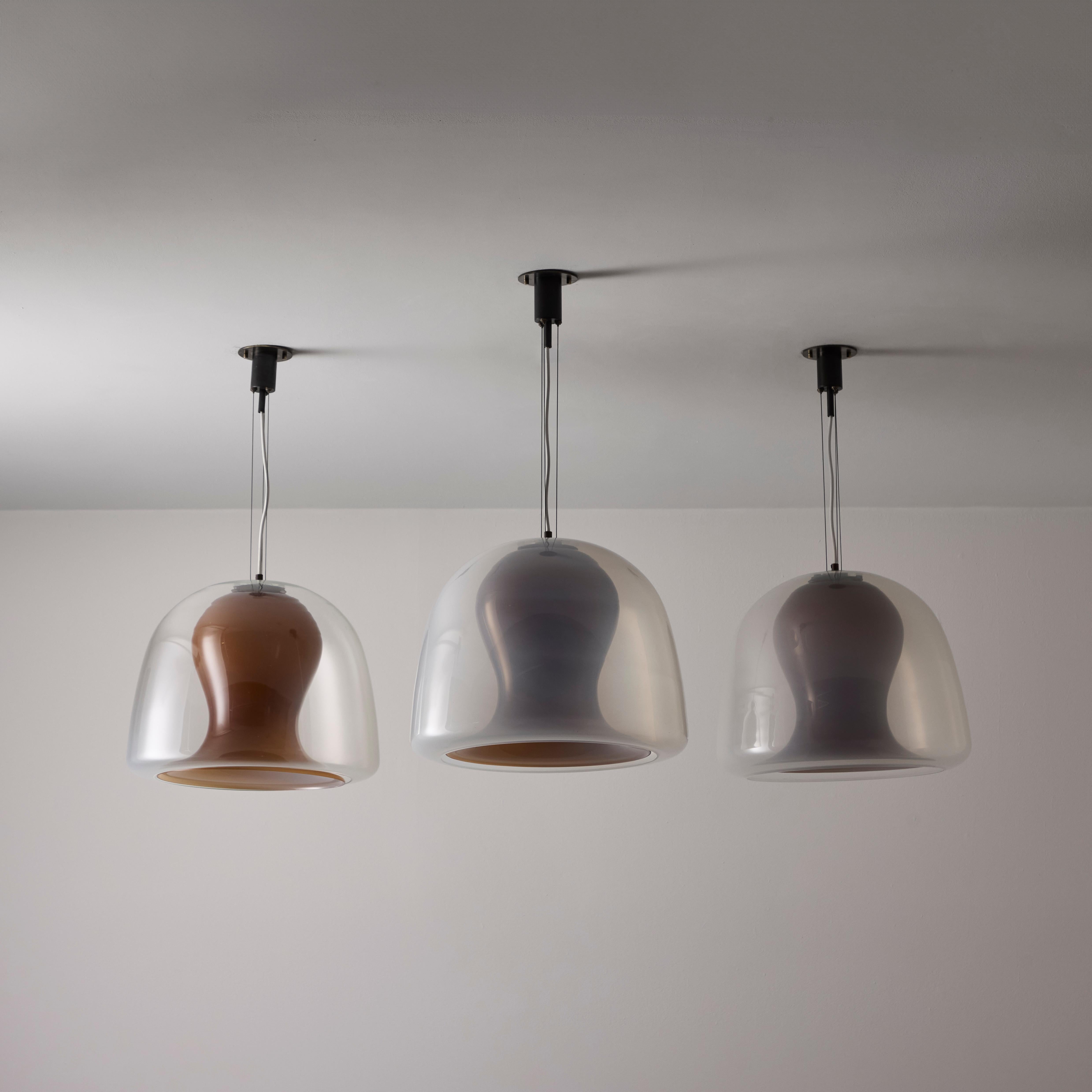 Mid-Century Modern 'Naranza' Suspension Lights by Vistosi For Sale