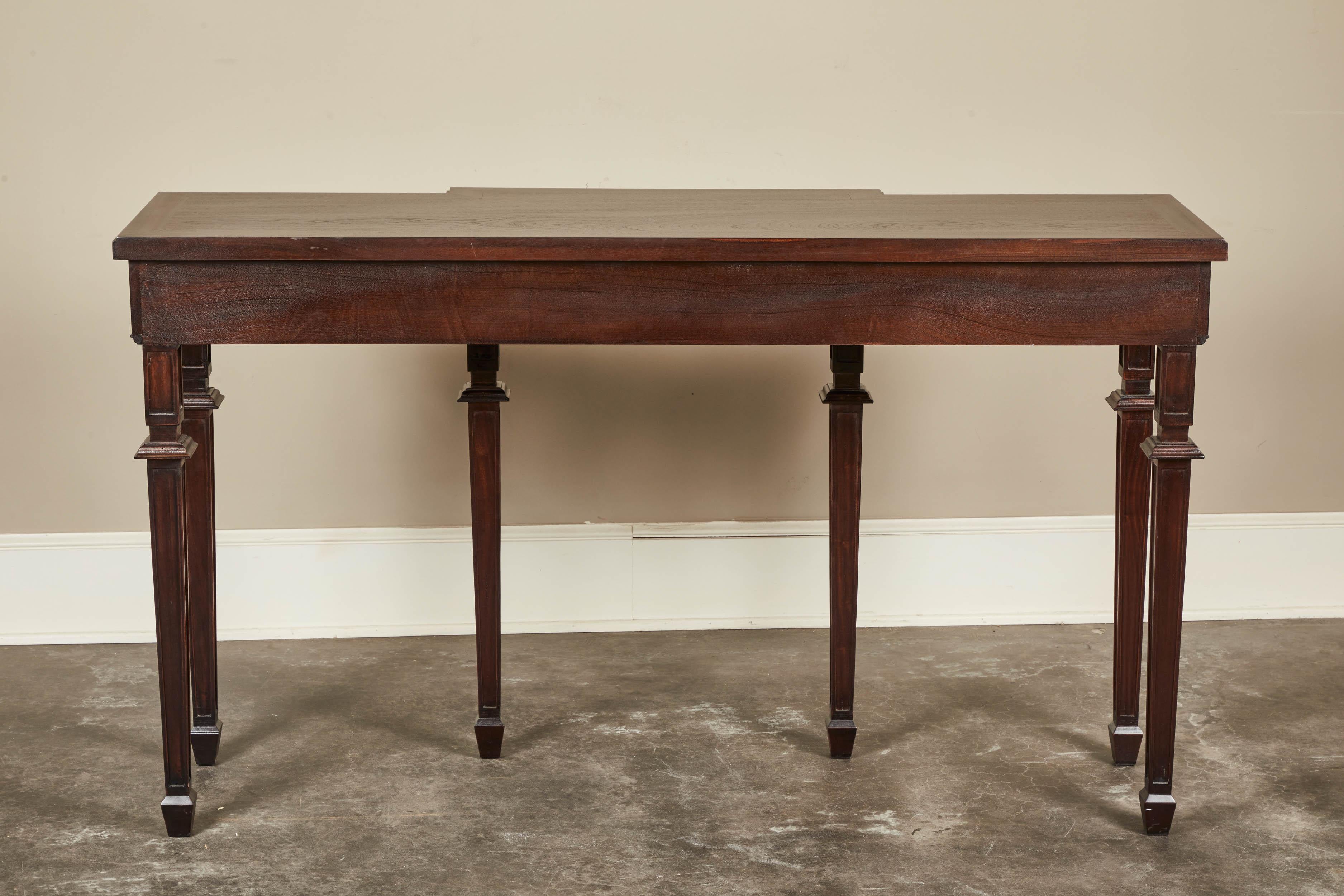 Wood “Narbonne” Console Table, Susanne Hollis Collection For Sale