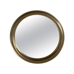 'Narciso' nickel-brass wall mirror by Sergio Mazza for Artemide from the 1960s