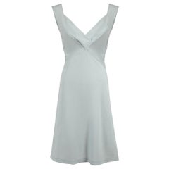 Narciso Rodriguez Vestito senza maniche con scollo a V di colore blu taglia S.I.V.A.