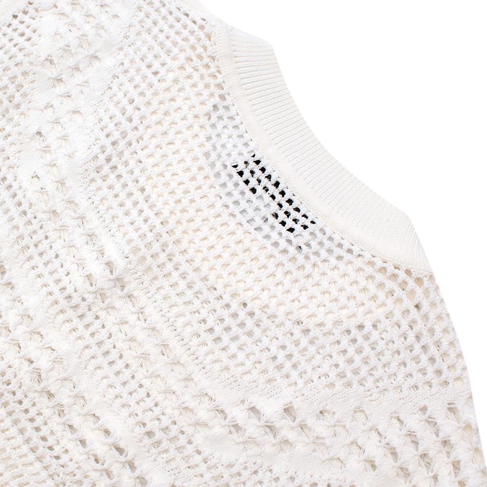 Narciso Rodriguez Paneled ribbed-knit midi dress - Size US 6 For Sale 3