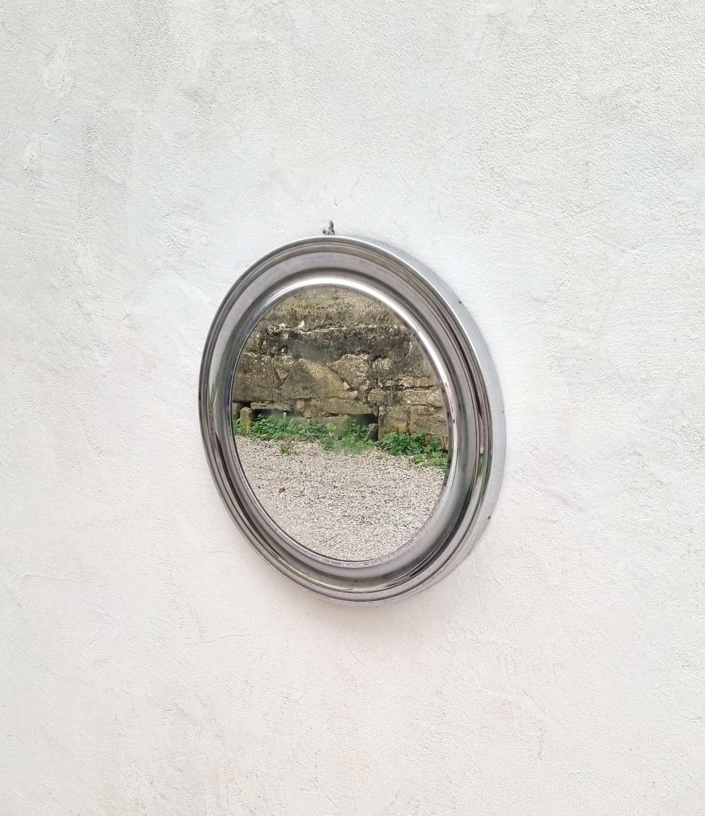 Narciso Round Wall Mirror, Design by Sergio Mazza for Artemide, Italy 70s For Sale 2