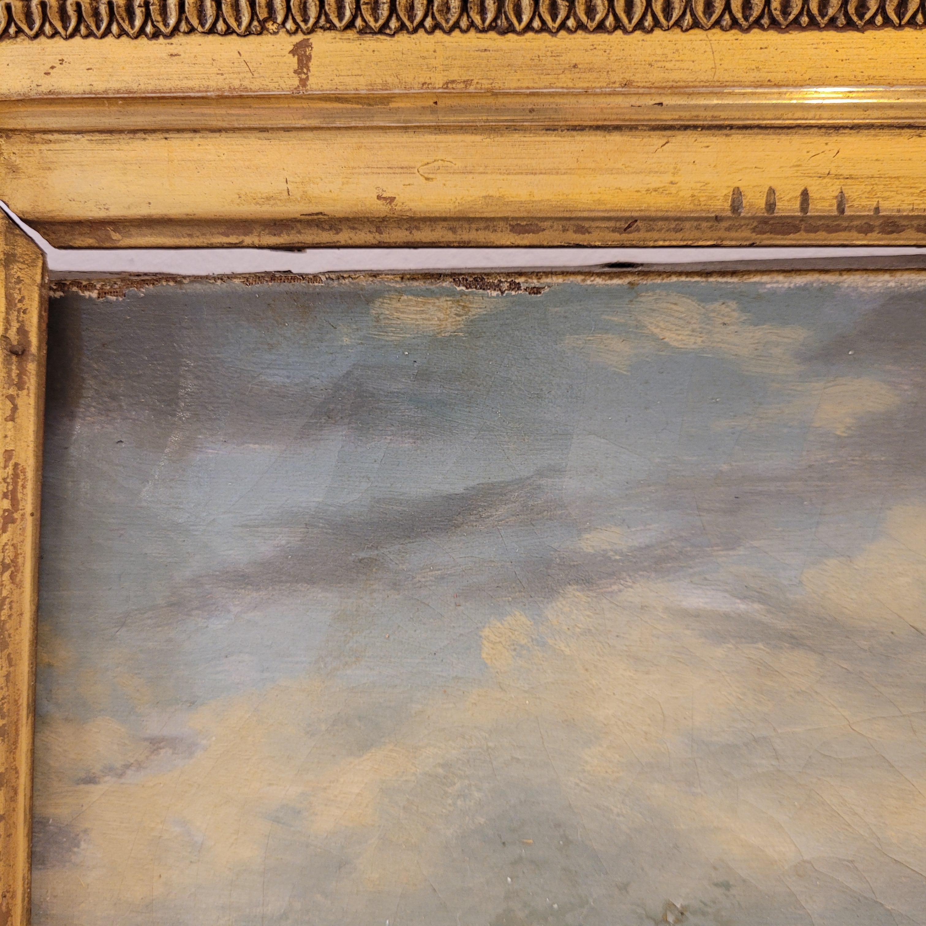 Französischer Orientalist Öl auf Leinwand, Narcisse Berchere Landscape im Angebot 16