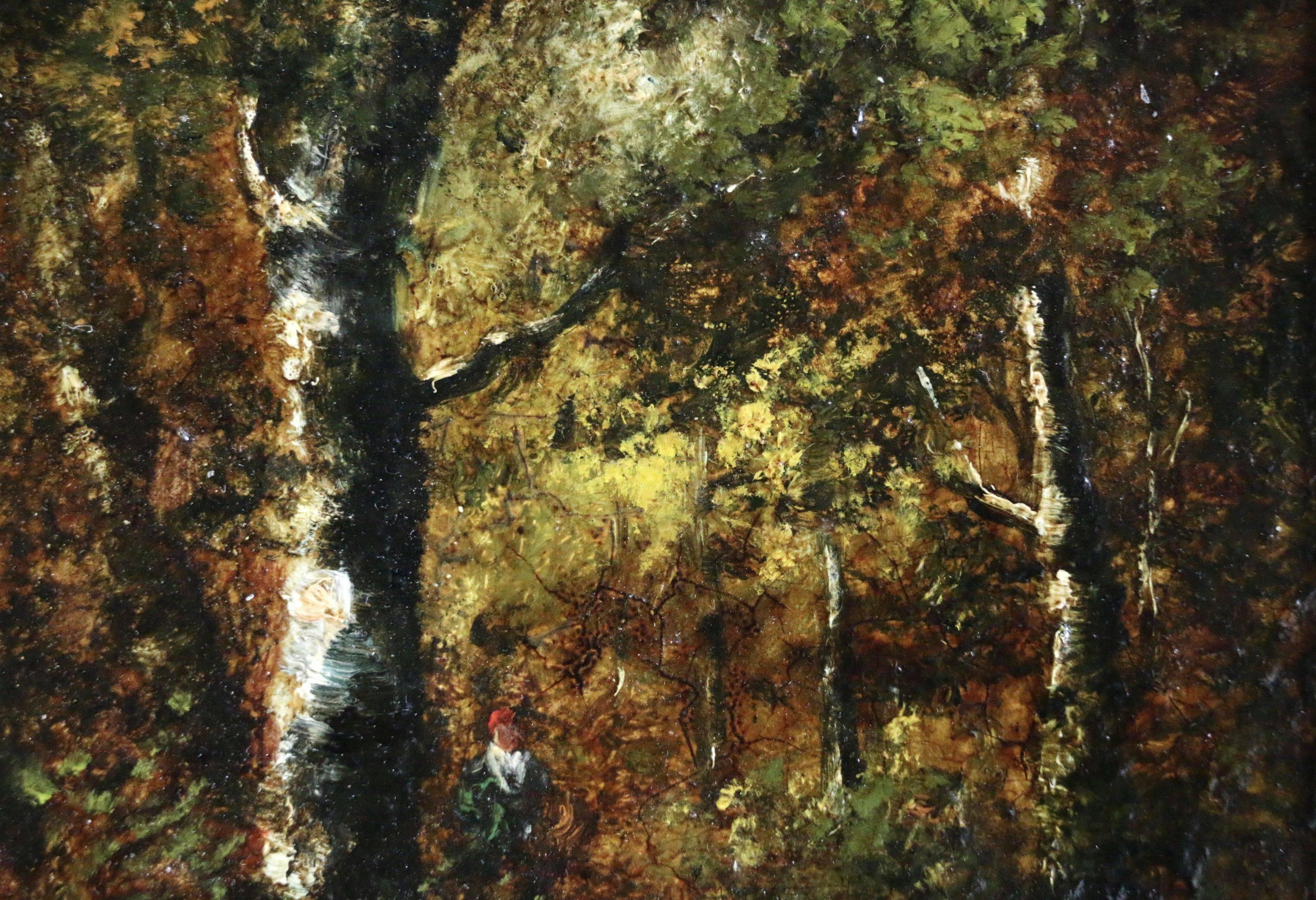 Figure in Forest - Painting by Narcisse Virgilio Díaz de la Peña