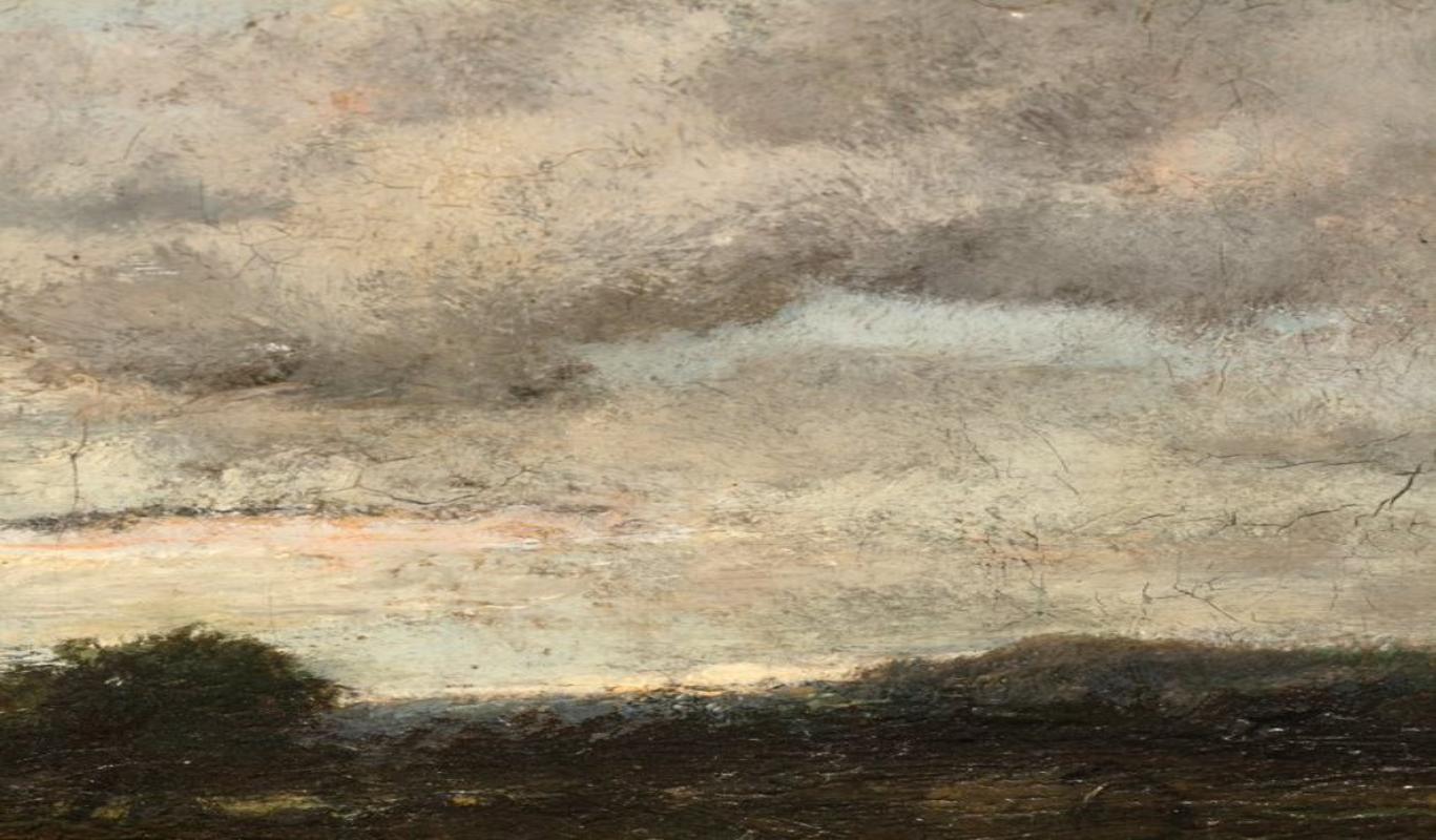 Twilight, oil on canvas by Narcisse-Virgile Diaz de la Pena (1807 - 1876) - Painting by Narcisse Virgilio Díaz de la Peña