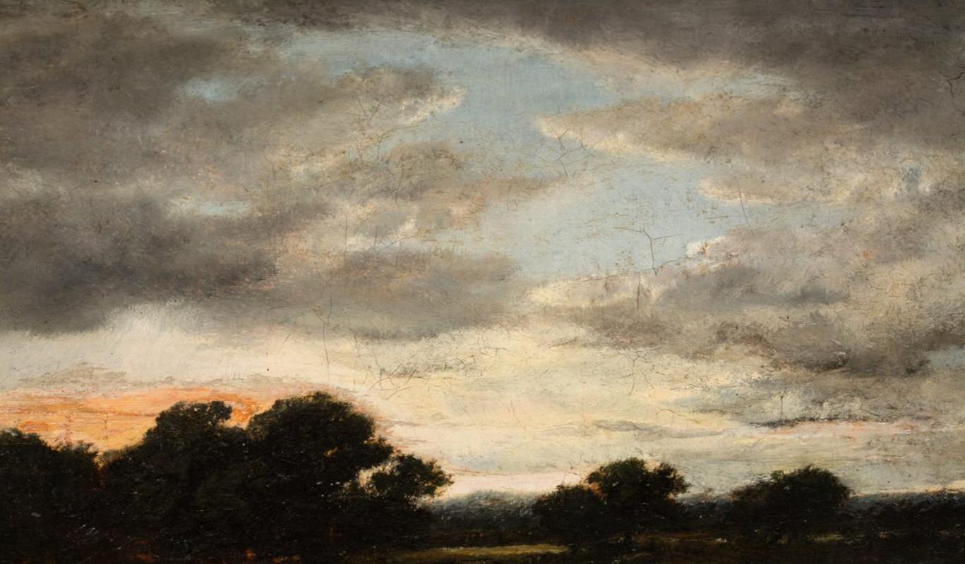 Twilight, Öl auf Leinwand von Narcisse-Virgile Diaz de la Pena (1807 - 1876) (Schwarz), Landscape Painting, von Narcisse Virgilio Díaz de la Peña